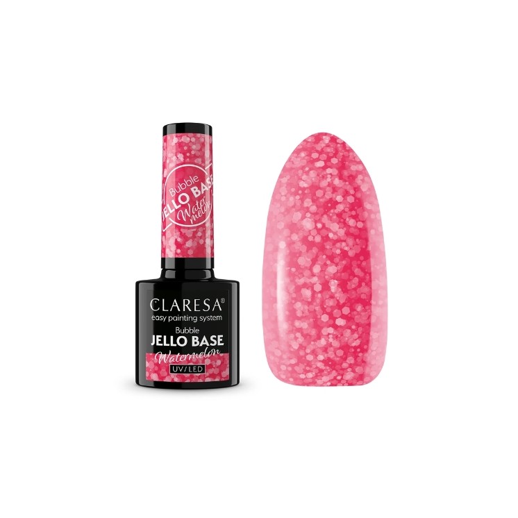 Claresa Bubble Jello Base Watermelon Nagellack 5