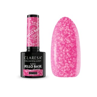 Claresa Bubble Jello Base Strawberry Nagelbasis 5