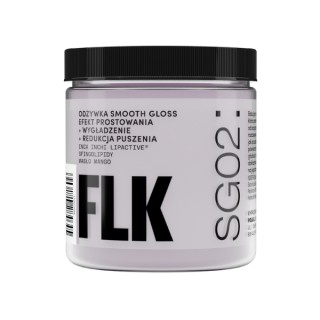 FLK Smooth Gloss Haarspülung – Glättungseffekt + Geschmeidigkeit + Reduzierung von Frizz – 250 ml