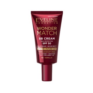 Eveline Wonder Match BB Cream mit SPF50 /02/ Vanilla 30 ml