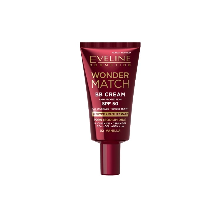 Eveline Wonder Match BB Cream mit SPF50 /02/ Vanilla 30 ml