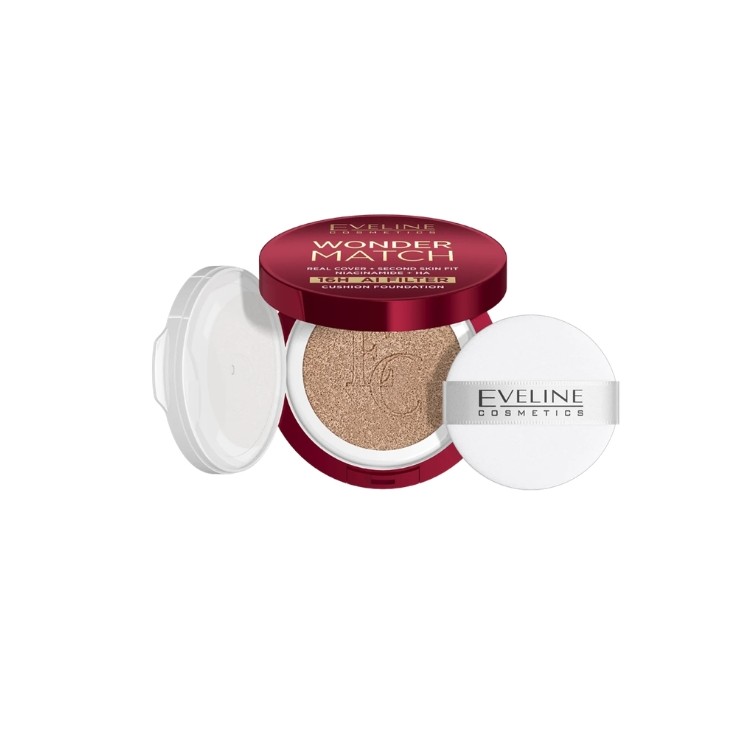 Eveline Wonder Match Covering Cushion Foundation mit Niacinamid /01N/ Ivory 15 g