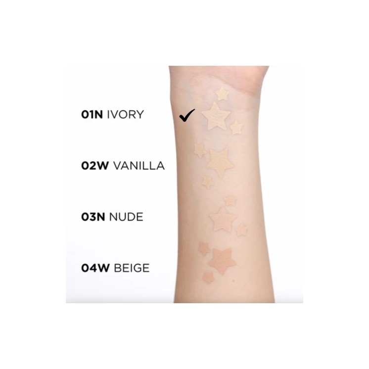 Eveline Wonder Match Covering Cushion Foundation mit Niacinamid /01N/ Ivory 15 g