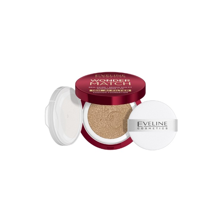 Eveline Wonder Match Covering Cushion Foundation mit Niacinamid /02W/ Vanilla 15 g