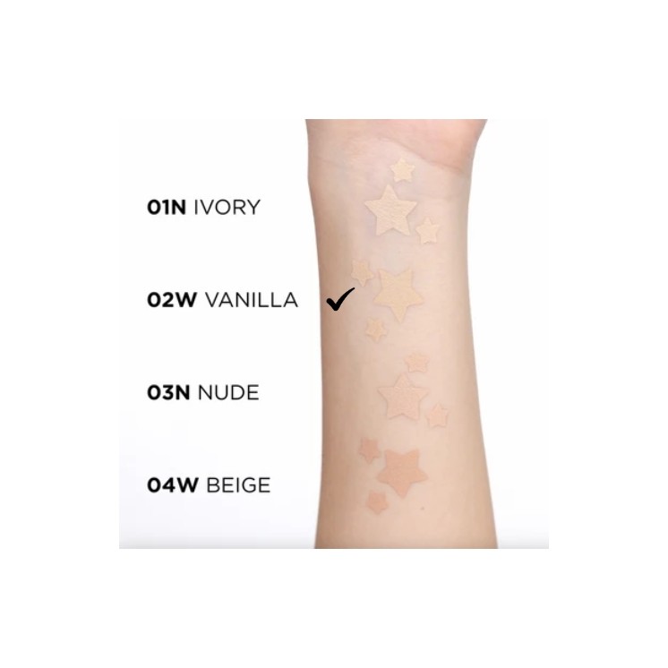 Eveline Wonder Match Covering Cushion Foundation mit Niacinamid /02W/ Vanilla 15 g