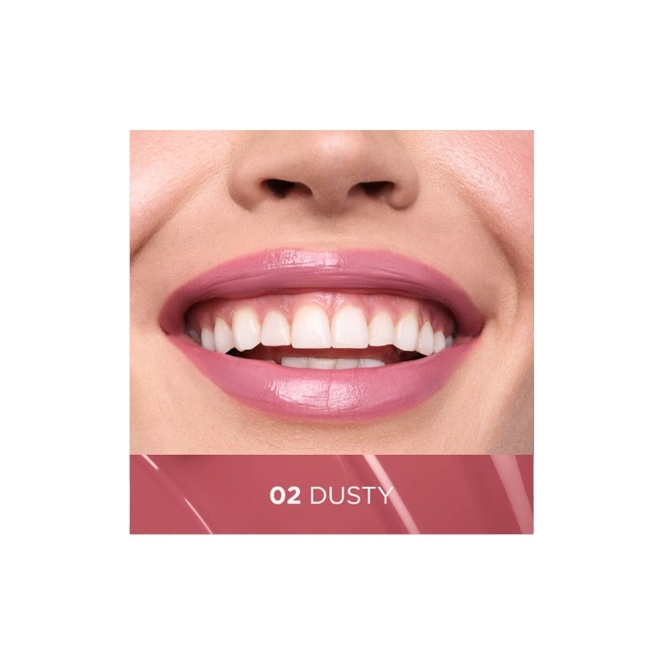 Eveline VinyLove Long-Lasting Liquid Lipstick with Gloss Effect /02/ Dusty 4 ml