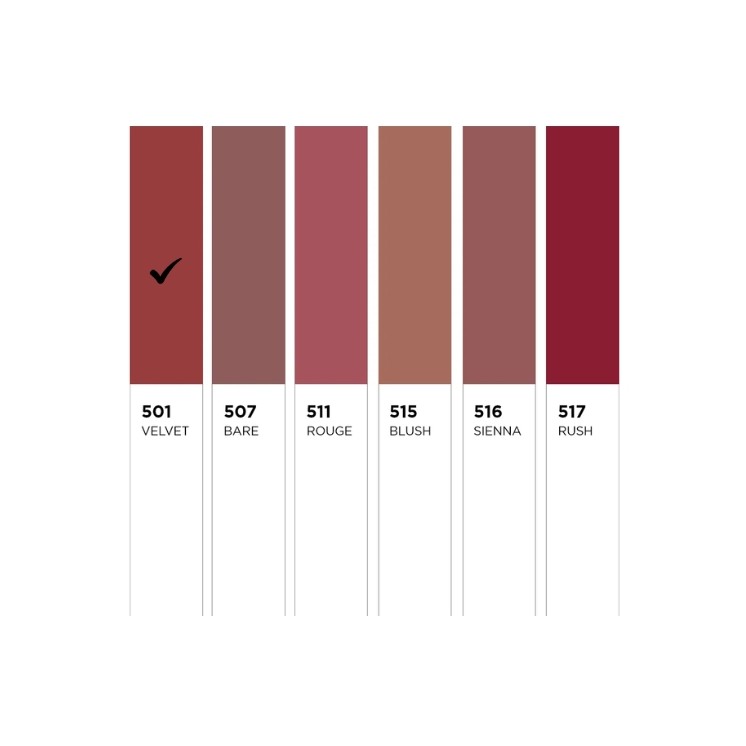 Eveline Celebrity Lips Creamy Satin Finish Lippenstift /501/ Velvet 1 Stück