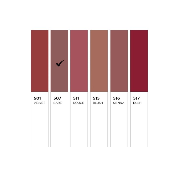 Eveline Celebrity Lips Creamy Satin Finish Lippenstift /507/ Bare 1 Stück