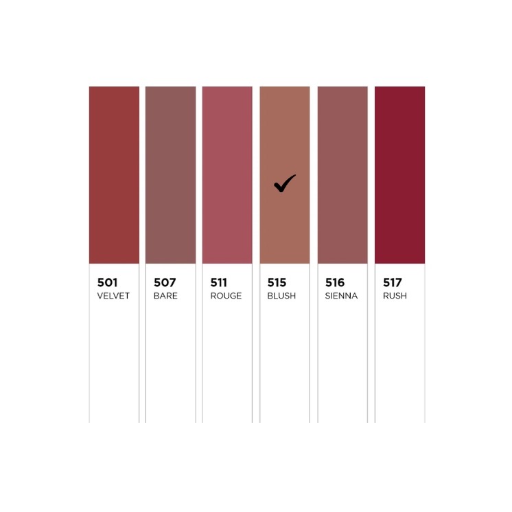 Eveline Celebrity Lips Lippenstift mit cremigem Satin-Finish /515/ Blush 1 Stück