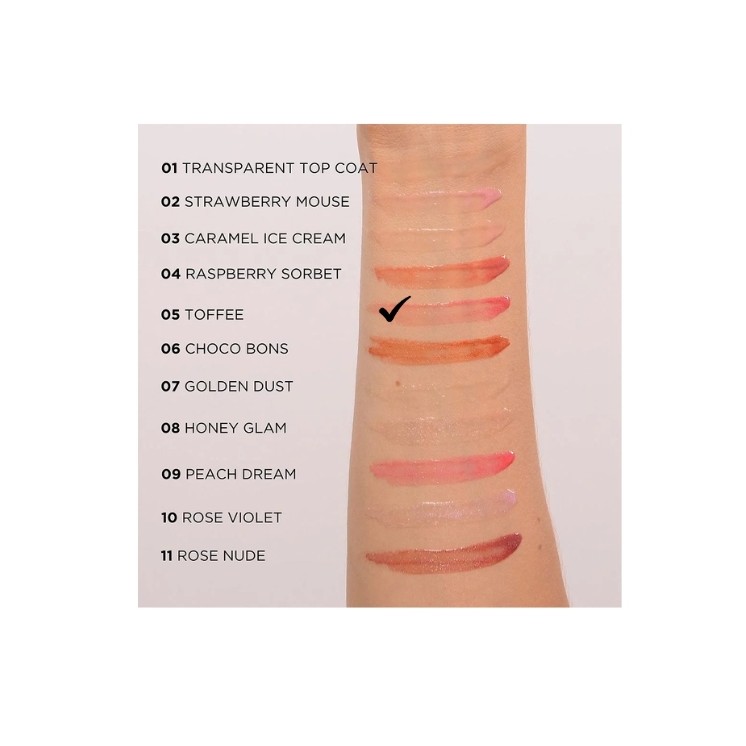 Eveline Diamond Glow Lip Luminizer Lipgloss mit Hyaluronsäure /05/ 5 ml