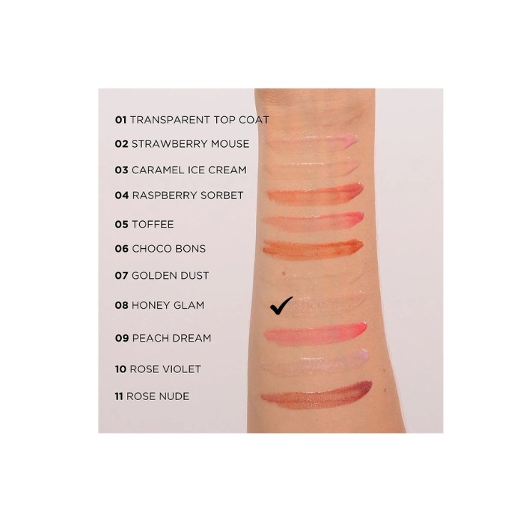 Eveline Diamond Glow Lip Luminizer Lipgloss mit Hyaluronsäure /08/ 5 ml