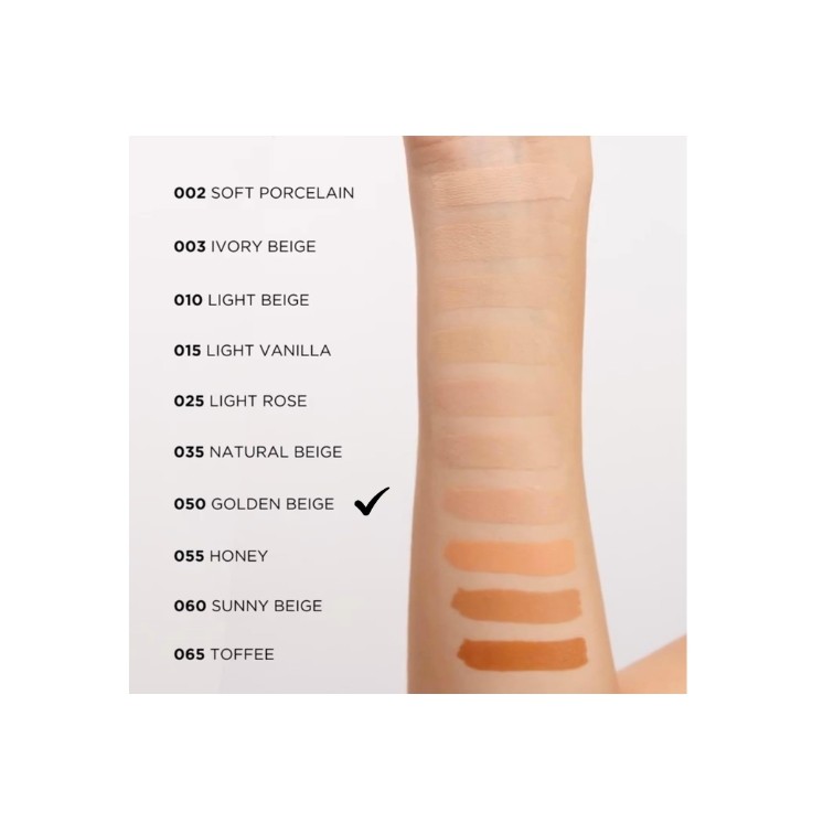 Eveline Liquid Control Gesichtsgrundierung mit Niacinamid in Droper /050/ Golden Beige 32 ml