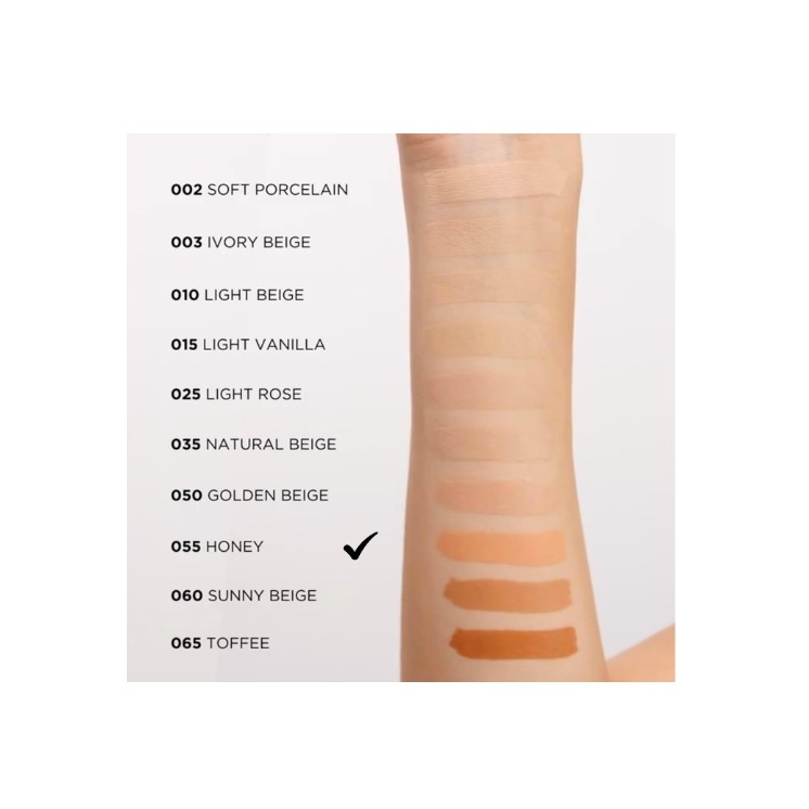 Eveline Liquid Control Gesichtsgrundierung mit Niacinamid in Tropfenform /055/ Honey 32 ml