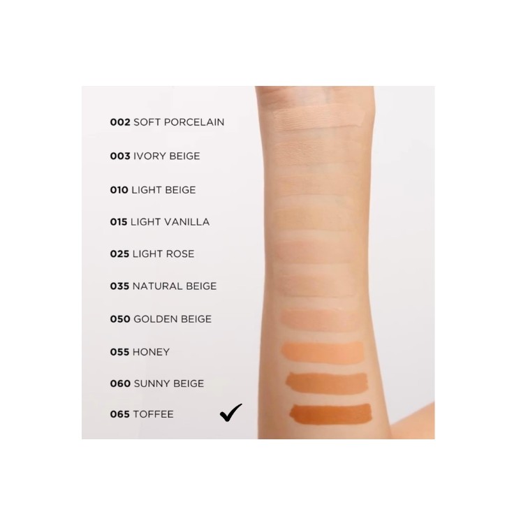 Eveline Liquid Control Facial foundation with Niacinamide in Droper /065/ Toffee 32 ml