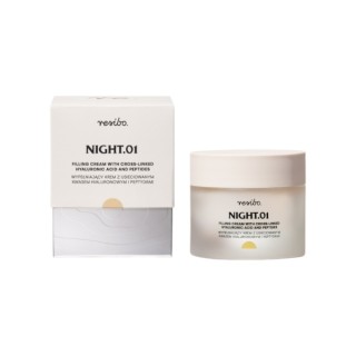 Resibo Night.01 Filling Night Face Cream mit Hyaluronsäure 50 ml