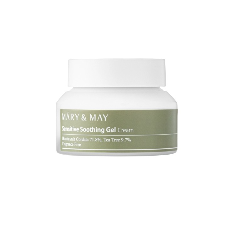 Крем-гель для чутливої шкіри Mary&May Sensitive Soothing Gel для догляду за чутливою шкірою та недоліками 70 г