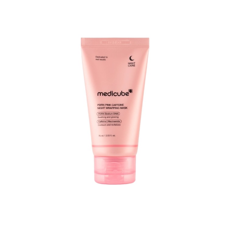 Medicube PDRN Pink Caffeine Night Wrapping Mask smoothing and firming Night Mask with PDRN 75 ml