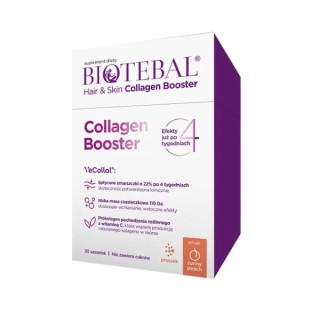 Biotebal Hair & Skin Collagen Booster Sunny Peach 8g x 30 saszetek
