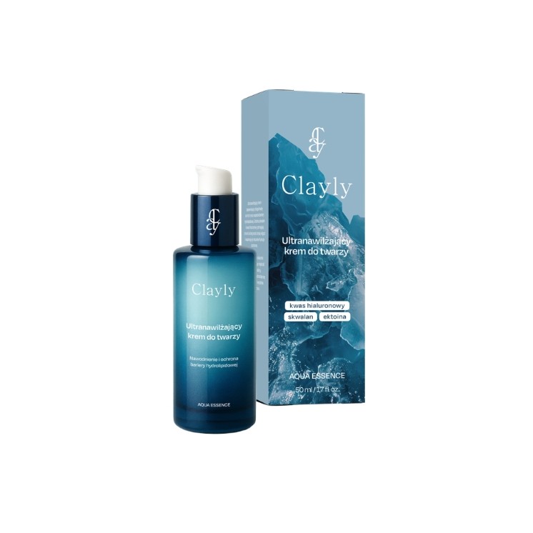 Ультразволожуючий крем для обличчя Clayly Aqua Essence 50 мл