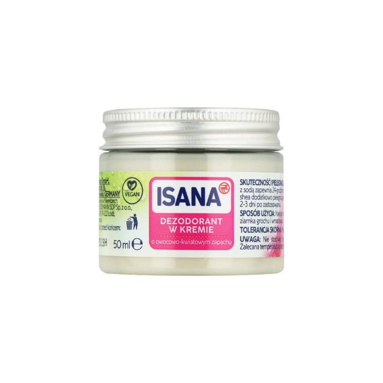 Isana Deodorant Cream for Women 50 ml