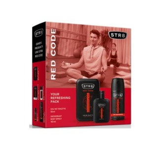 STR8 Red Code Geschenkset Eau de Toilette 50 ml + Deodorant Spray 150 ml