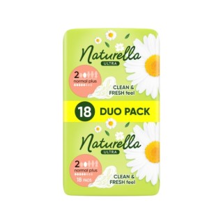 Naturella Duo Pack Normal Plus Damenbinden, 18 Stück