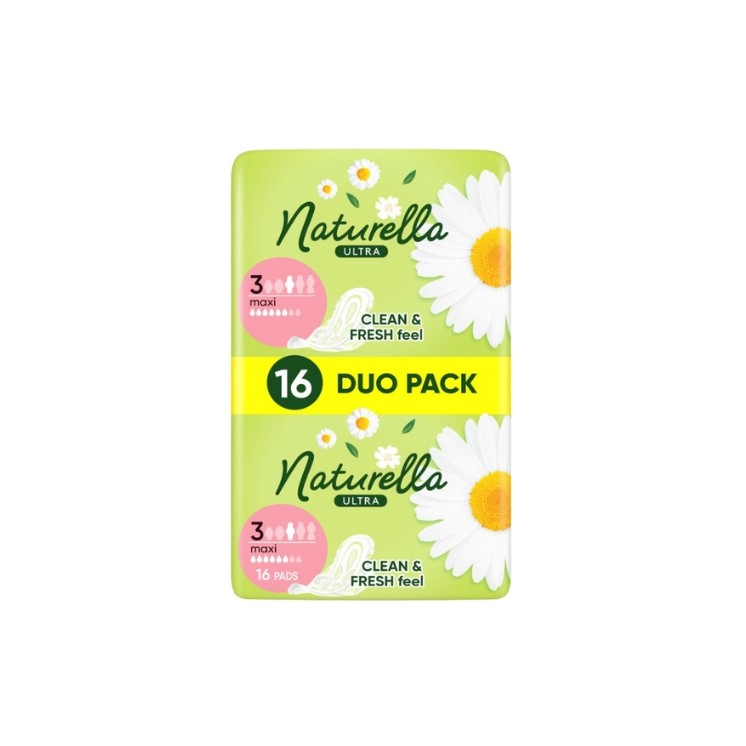 Naturella Duo Pack Ultra Maxi Damenbinden, 16 Stück