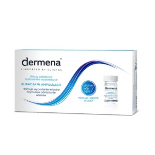 Dermena Haarpflege Anti-Haarausfall Ampullenbehandlung 15 x 15 ml