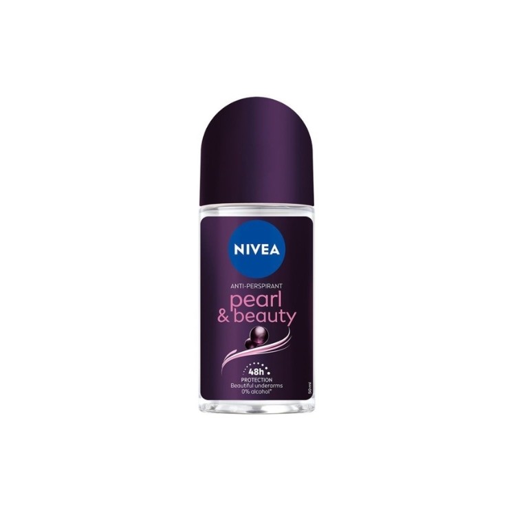 Nivea Pearl & Beauty Black Antyperspirant Roll-on dla kobiet 50 ml