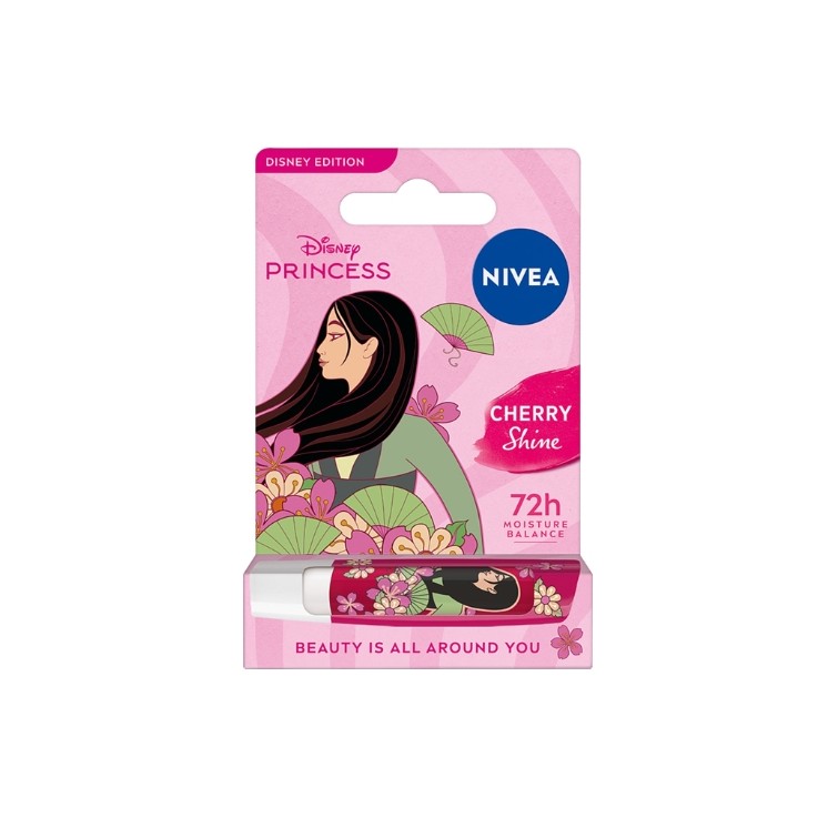 Захисна помада Nivea Disney Princess Cherry Shine 4.8 мл