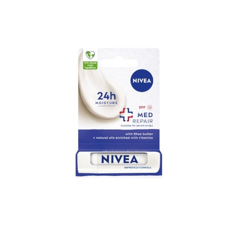 Nivea Schützender Lippenbalsam Med Repair SPF15 4,8 ml