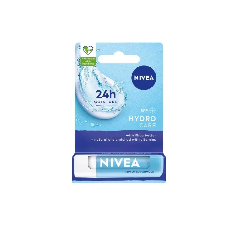 Захисний бальзам для губ Nivea Hydro Care SPF15 4.8 мл