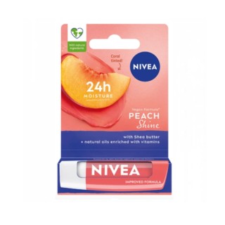 Захисна помада Nivea Peach Shine 4.8 мл