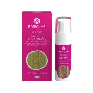 BasicLab Esteticus Strengthening Toning Facial Serum with 10% EGF Growth Factor Complex 30 ml