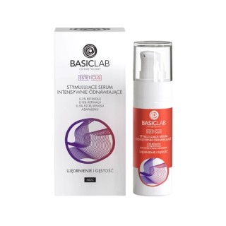 BasicLab Esteticus Stimulierendes, intensiv regenerierendes Gesichtsserum 0,3 3% Retinol 30 ml