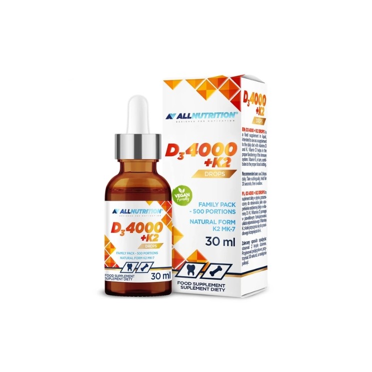 AllNutrition D3 4000 + K2 Krople 30 ml