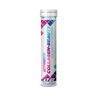 AllNutrition Collagen Beauty Strawberry-Rhubarb 20 effervescent tablets