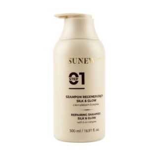 Sunew Med+ Silk& Glow Regenerierendes Haarshampoo 500 ml