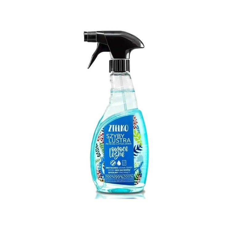 Natürliche Zielko zur Reinigung von Fenstern und luster Waldfrüchten, 500 ml