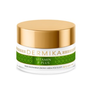 Dermika Vitamin P Plus Halb-reichhaltige Anti-Falten-Creme für gereizte Haut 50 ml