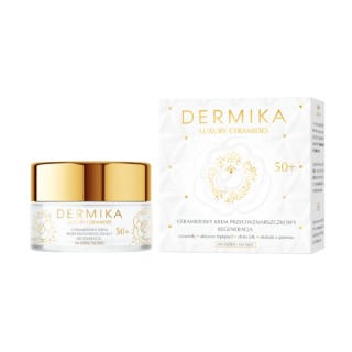Крем для обличчя Dermika Luxury Ceramides проти зморшок 50+ 50 мл