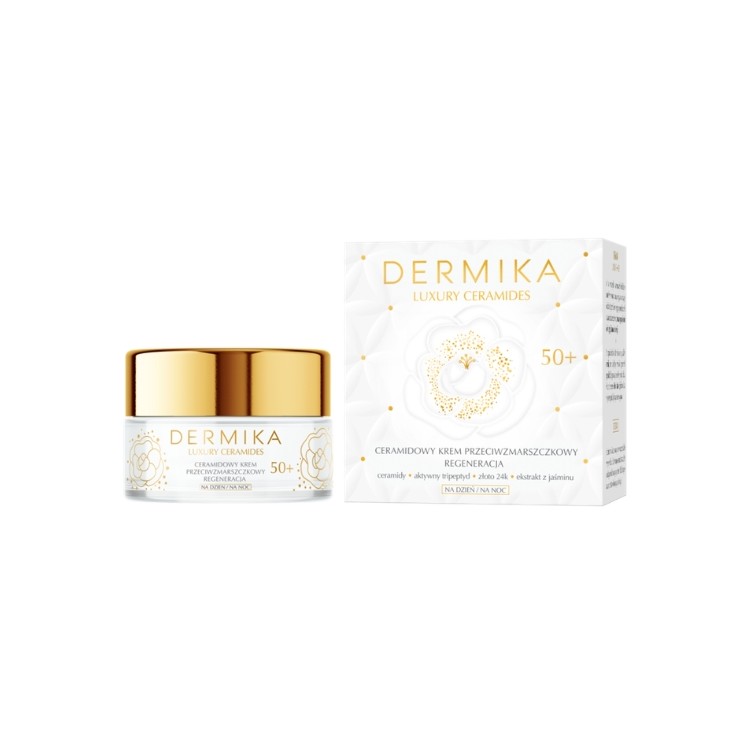Dermika Luxus Ceramide Anti-Falten Regenerierende Gesichtscreme 50+ 50 ml