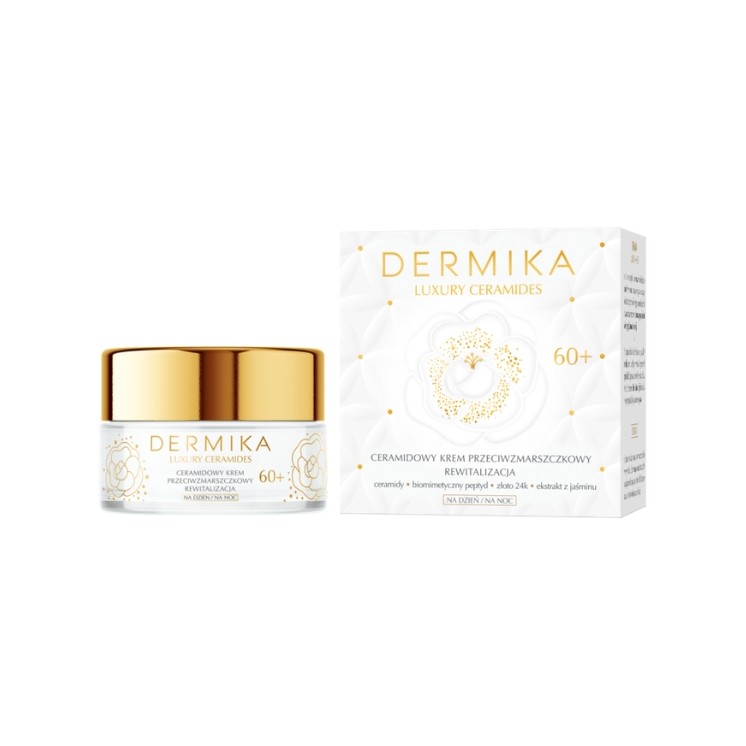 Крем для обличчя Dermika Luxury Ceramides проти зморшок 60+ 50 мл