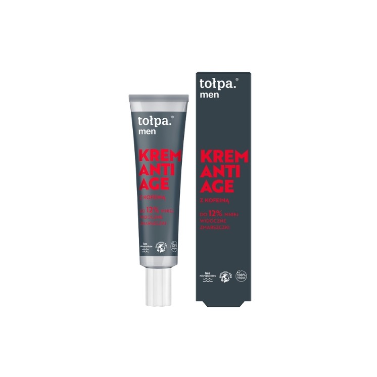 Крем для обличчя Tołpa Men Anti-Age з кофеїном 40 мл