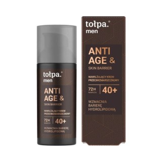 Tołpa Men Anti Age & Skin Barrier Feuchtigkeitsspendende Anti-Falten Gesichtscreme 40+ 50 ml