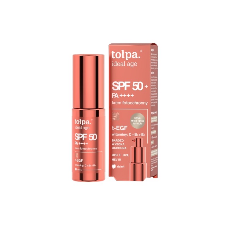 Tołpa Ideal Age Lichtschützende Gesichtscreme SPF50 50+ 30 m