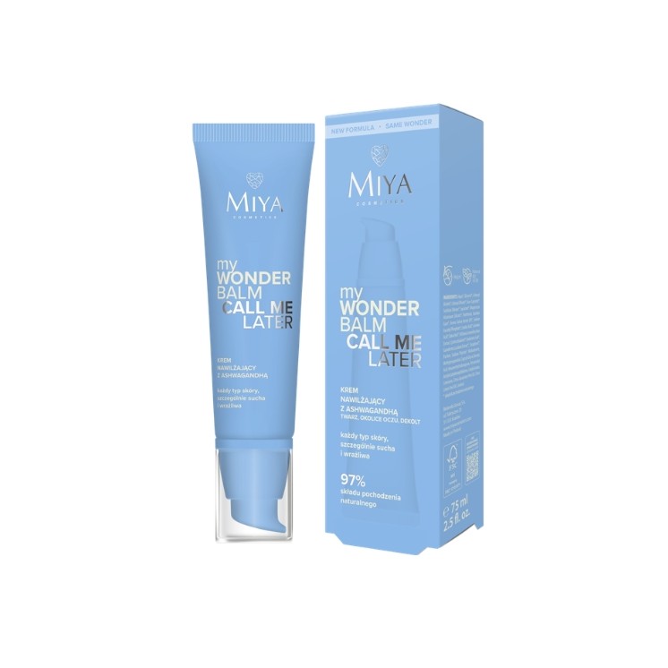 Miya Cosmetics myWONDERBALM Call Me Later nawilżajacy Krem do twarzy z Ashwagandhą 75 ml