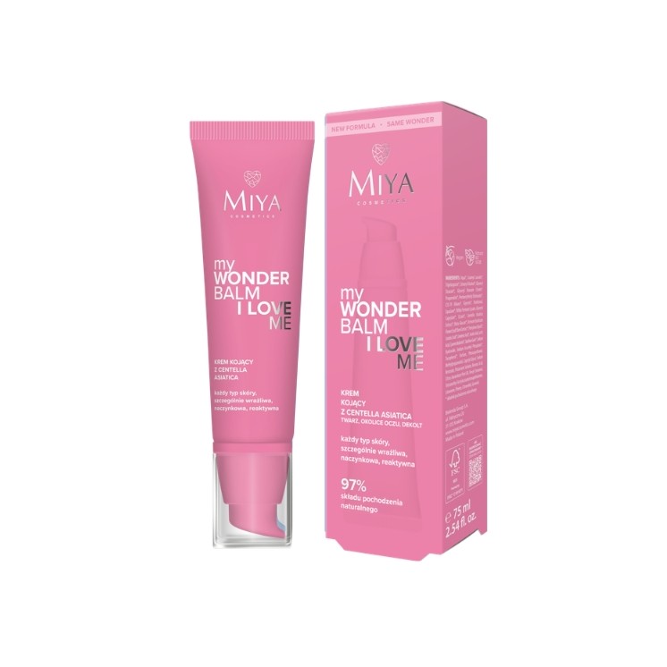 Заспокійливий крем для обличчя Miya Cosmetics myWONDERBALM I Love Me з Centella Asiatica 75 мл