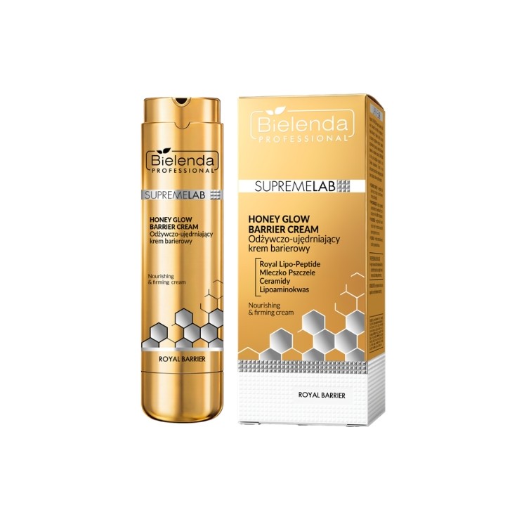 Bielenda Professional Supremelab Honey Glow Barrier Cream Nährende und straffende Barrierecreme, 45 ml