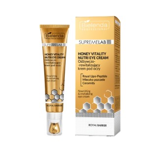 Bielenda Professional Supremelab Honey Vitality Nutri Cream , nährende Augencreme, 15 ml